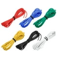 thumbnail image 1 of 22 Calibre Silicona Cable 22AWG Eléctrico Cable Trenzado Cable Flexible Estañado Cobre Cable Alta Temperatura Conexión Cable 6 Color 3,0 m/10 Pies 6uds, 1 of 7