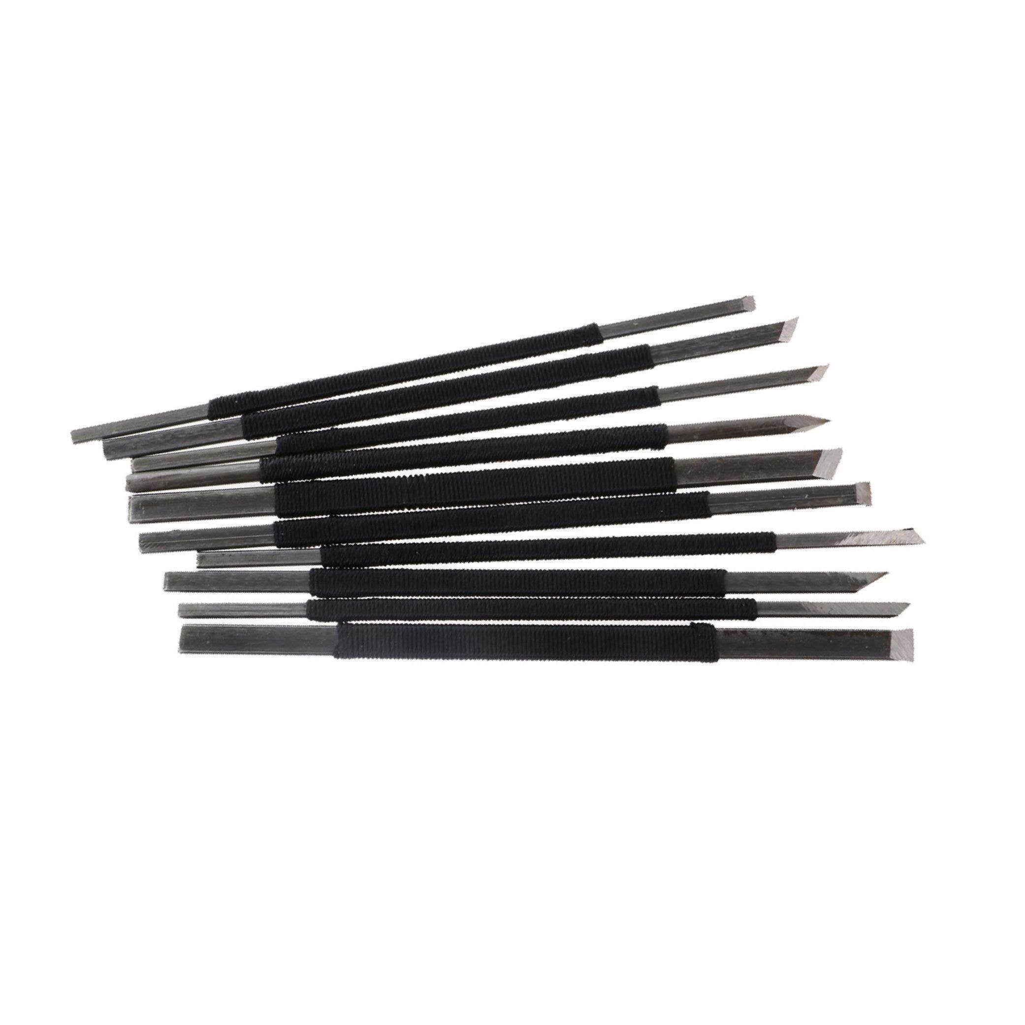 Ensemble de 10 Pcs Outils de Sculpture sur Pierre Graver Burin Outils de Sculpture