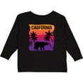 thumbnail image 3 of Inktastic California Sunset Vacation Beach Girls Long Sleeve Toddler T-Shirt, 3 of 5