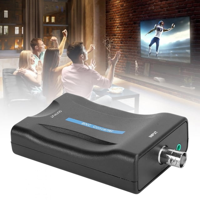 AMONIDA Adapter,Converter,ABS BNC To HDTV Converter Monitoring To HDTV Adapter Display High Definition 1080P/720P Lossless Conversion