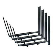 Supvox 1 Set of Adjustable Planter Bracket Flower Box Brackets Outdoor