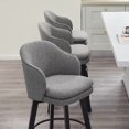 thumbnail image 3 of CHITA Modern Swivel Counter Height Bar Stools with Arm, 3 of 11
