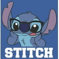 thumbnail image 2 of Women's Lilo & Stitch Silly Black Glasses Racerback Tank Top Royal Blue Heather X Large, 2 of 4