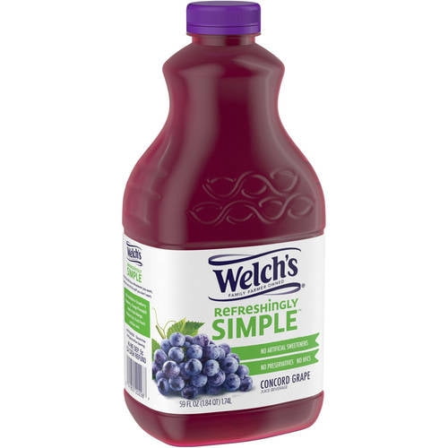 Welch's Refreshingly Concord Grape Juice, 59 Fl. Oz. - Walmart.com