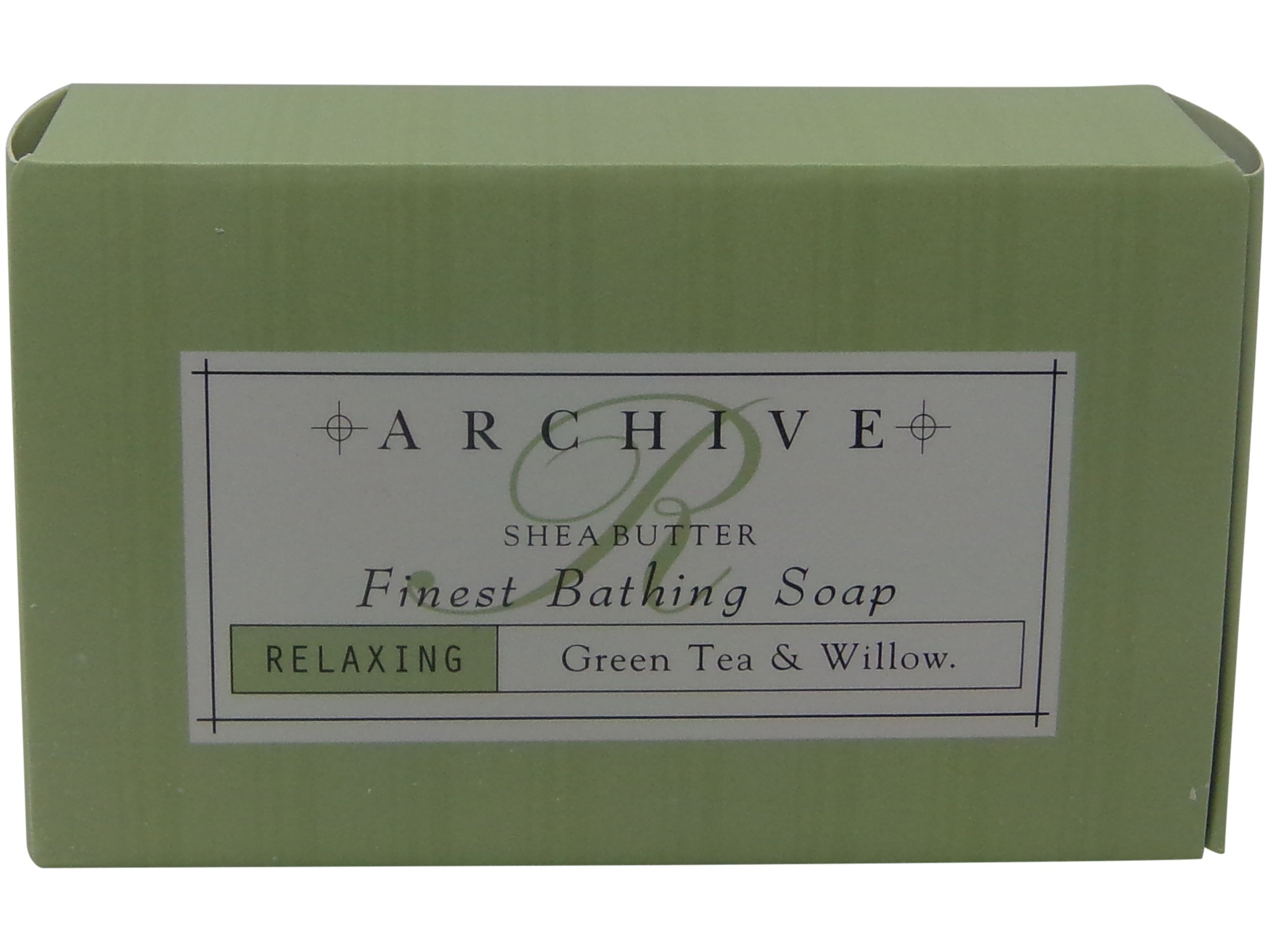 Archive Green Tea & Willow Relaxing Bath Soap lot of 12 Each 2.25oz