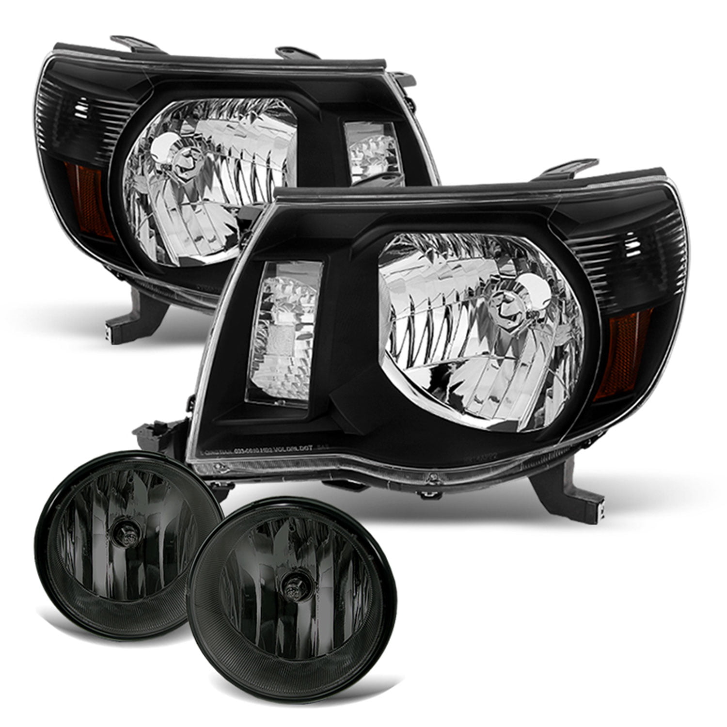 REPLACEMENT FOG LAMP COVER RIGHT & LEFT FOR 2005-2011 TOYOTA TACOMA 