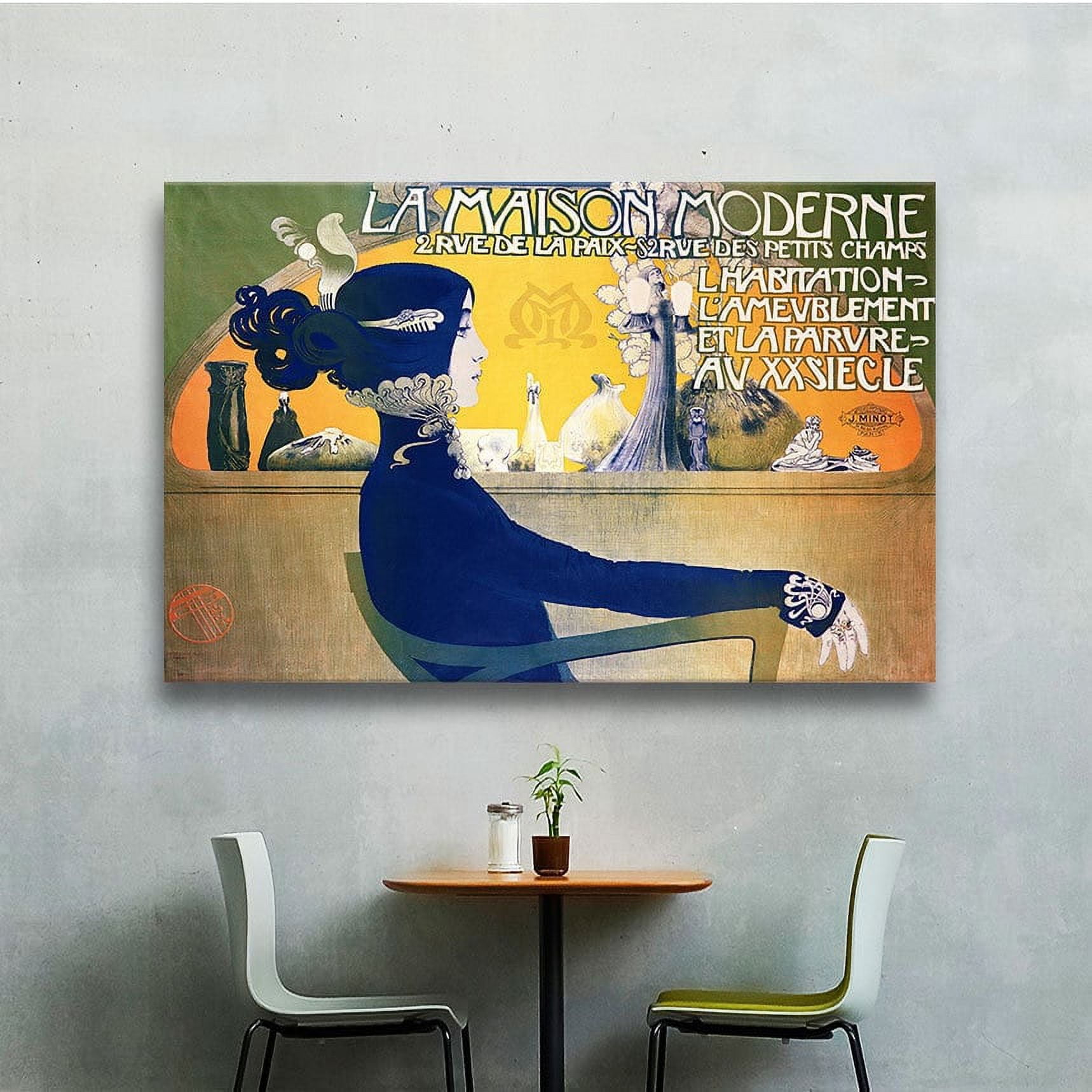 ArtWall Manuelr Orazi "La Maison Moderne, C.1902" Gallery-Wrapped Canvas Art
