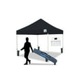 thumbnail image 3 of King Canopy Ares 10 ft x 10ft Instant Pop Up Canopy Bundle, 1.6 in. Hexagon Shaped Leg, Steel Frame, Black 500D Polyester Cover, 3 of 10