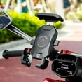 thumbnail image 5 of Versatile Motorcycle Phone Mount, Quick Hold Shuriken Design Ensures One-handed Operation And Universal Compatibility For Bikes, Motorcycles, ATVs, UTVs, Lawnmowers, Scooters, 5 of 5