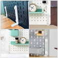 thumbnail image 4 of LOLIPPYY 2Pcs Standing Pegboard Display White Iron for Desk Accessories Home Use, 4 of 8