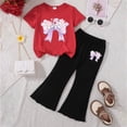 thumbnail image 2 of NIEWTR Kids Clothes Girls 2PCS Toddler Kids Baby Girl Clothes T-shirt Top Pants Shorts Summer Outfits 2Pcs Summer Gift Set 5-6 Years,Yellow, 2 of 3