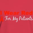 thumbnail image 3 of CafePress - I Wear Red For My Patients Women's Dark T Shirt - Women's Traditional Fit Dark T-Shirt, 3 of 4