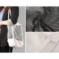 thumbnail image 3 of Bolsas de lona para compras de comestibles, paquete de 2 bolsas de tela reutilizables de alta calidad y resistentes, bolsas lavables, duraderas y ecológicas (negro+blanco), 3 of 4