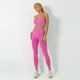 thumbnail image 1 of Traje de Yoga para mujer, Sujetador deportivo, Tops cortos, mallas, conjunto de dos piezas, ropa de gimnasio, Fitness, correr, camisetas realzadoras, pantalones, conjuntos de entrenamiento, 1 of 5