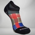 thumbnail image 3 of Zensah Plaid Socks (No Show) L / Grey-Tan-Red, 3 of 3