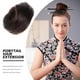 thumbnail image 4 of FELTECHELECTR Moño para mujer, moño, pieza de cabello, cabello falso, círculo, peluca, cuerda para cabello, moño de cabello falso, donas, pieza de cabello, peluca, moño, anillo, 4 of 6