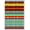 ORANGE/MINT/GOLD, variant on Chiffon Printed Purana Print Fabric Sheer Stripe Sewing Dressmaking Chiffon (ORANGE/MINT/GOLD, HalfaYard)