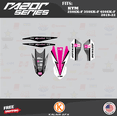 thumbnail image 4 of Kalair GFX Graphics Kit for KTM Motocross 4-STROKE 250SX-F, 350SX-F and 450SX-F (2019-2022) Razor Series, 4 of 5