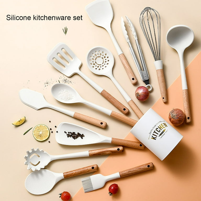 12pcs/set Silicone Cooking Utensil, Minimalist Cooking Utensil Set For  Kitchen
