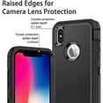 thumbnail image 5 of Entronix Heavy Duty Rugged Case for iPhone X/XS Shockproof Dustproof Durable Cover, Black, 5 of 7