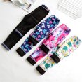 thumbnail image 5 of Ougyinr Girls Printed Fleece Lined Leggings for Kids Toddler Baby Thick Thermal Tights Warm Ankle Length Pants Winter Clothes for 12M-8T, 5 of 9