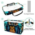 thumbnail image 4 of Owl Collapsible Foldable Storage Bin with Large Capacity, Oxford Cloth Reusable Shopping Bags, and Beach Bag Combo, 4 of 7