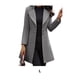 thumbnail image 5 of Qarigey Poliéster Manténgase A La Moda Adelante Con Elegante Abrigo De Manga Larga Para Mujer Otoño Invierno Abrigos De Mujer Abrigos y chamarras gris L, 5 of 5