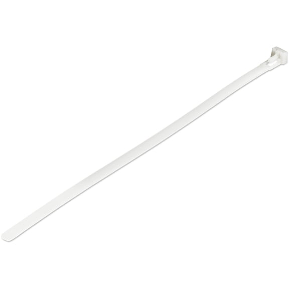 Startech.com 10"(25cm) Reusable Cable Ties, 1/4"(7mm) Wide, 2-1/2"(65mm) Bundle Dia. 50lb(22kg) Tensile Strength, Releasable Nylon Ties, Indoor/outdoor, 94v-2/ul Listed, 100 Pack, White - Nylon 66