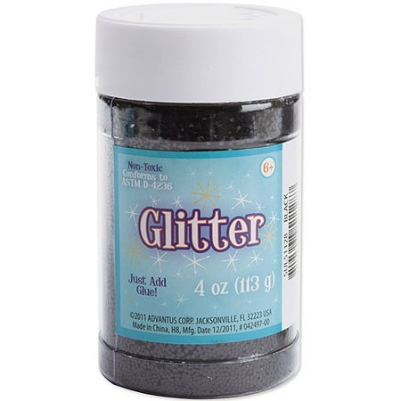 - Sulyn 4-ounce Black Glitter
