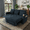Blue, variant on 83" 3-in-1 Chenille Foldable Sofa Bed with Electric Chair,USB Ports,Table Board,Storage Armrests & Adjustable Backrest,3-Seater Sleeper,Black