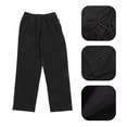 thumbnail image 2 of Shisuyan Black Breathable Chef Pants For Men Kitchen Pants With Drawstring Waist Restaurant Work Kitchen Uniform Loose Cargo Style For Culinary XL, 2 of 8