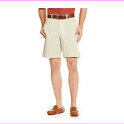 Tommy Bahama Flat-Front Stretch Offshore Shorts, Khaki Sands, Size 30