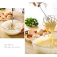 thumbnail image 3 of Stainless Whisks, Semi-automatic Egg Whisk Beater Mixer, Easy Use and Save Much, 3 of 4