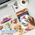 thumbnail image 4 of Long Mouse Pads for Desk,Colorful Mexican Elements Desk Mats on Top Of Desks, Desk Mouse Pad Extra Large with 3mm Non-Slip Base and Stitched Edge for Gaming,Office,Work,Home 31.5"x11.8", 4 of 6