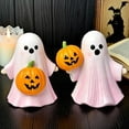 thumbnail image 4 of BooBubble Halloween Cute Pink Ghost Figurine, 4.72in Halloween Decorations, Cute Ghost Tabletop Ornaments, 4 of 6