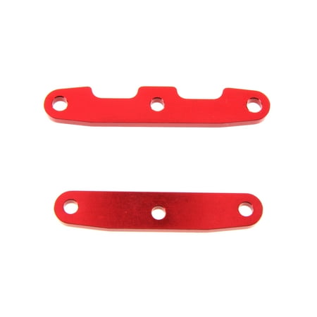 Traxxas Slash 4X4 1:10 Aluminum Alloy Front/Rear Bulkhead Tie Bar Hop Up Upgrade, Red by Atomik RC - Replaces Traxxas Part