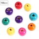 thumbnail image 1 of Cuentas Redondas De Madera, 100 Piezas De Accesorios Coloridos Para Manualidades, Cuentas De Madera, Moda Y Accesorios De Ropa Creativos Para Caja De Almacenamiento, Artesanías De ANGGREK Otros, 1 of 8