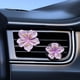thumbnail image 5 of Clips ambientadores de 2 paquetes de flor de melocotón para coche • Clip para ventilación de resina para flores • Aromaterapia duradera para coche • Diseño de brillo a 360° • Listo para regalo, 5 of 7