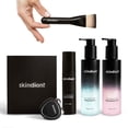 thumbnail image 1 of Skindion Beauty Kit: Tonificante y Rejuvenecedor Facial | Dispositivo de Rejuvenecimiento Facial + Gel Hidratante 50g y 200g + Gel Regenerativo 200g + Care Kit (Brocha de Aplicación), 1 of 7