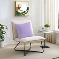 thumbnail image 3 of Minimalist Solid Color Outdoor Pillow Covers Pack of 2 Pure Lavender Purple Simple Waterproof Throw Pillow Covers Decorative Cushion Cases for Patio Garden Tent Balcony Couch 20x20 inch, 3 of 8