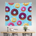 thumbnail image 2 of Yiaed Donuts Print Tapestry for Bedroom,Tapestry Wall Tapestries, Tapestry Aesthetic for Living Room Dorm Room 51" X 60", 2 of 6