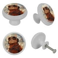 thumbnail image 4 of Cat Fluorescent Drawer Pulls - Round 4-Pack Glow-in-the-Dark Knobs for Cabinets, Wardrobes, and Dressers - Kitchen Hardware and Dresser Handles, 4 of 6