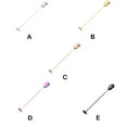 thumbnail image 4 of Matsuzay Cuchara mezcladora retorcida, agitador en de mango largo, cucharaditas, vajilla, accesorios de Bar para barman, doméstico Mostrada Vistoso Matsuzay HA084345-04, 4 of 6
