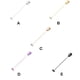 thumbnail image 4 of Yuarrent Cuchara mezcladora retorcida, agitador en de mango largo, cucharaditas, vajilla, accesorios de Bar para barman, doméstico Mostrada Vistoso Yuarrent HA084345-04, 4 of 6