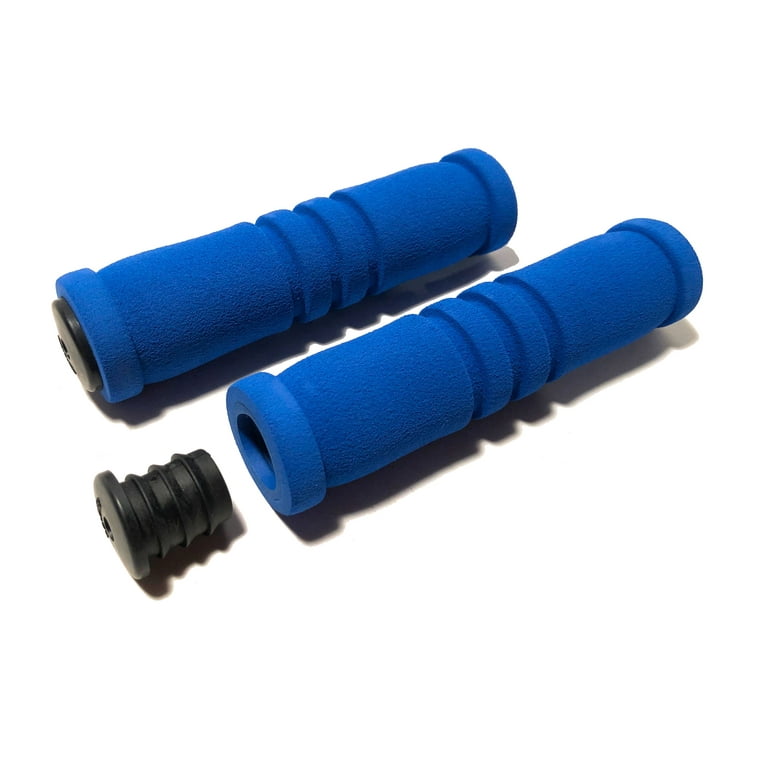 Pair of Blue Custom BMX Mountain Bike Bicycle Foam Sponge Soft Handlebar Grips Walmart