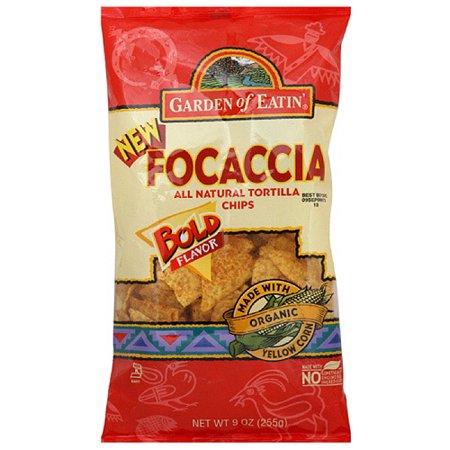 Garden Of Eatin  Focaccia Tortilla Chips  9 oz  12ct (Pack of 12)