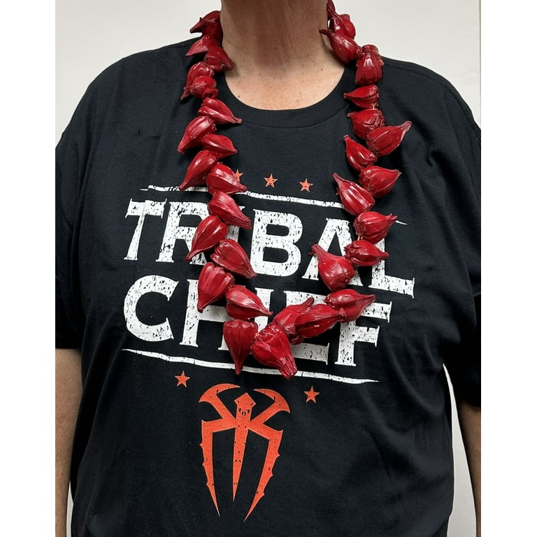 Roman Reigns Tribal Chief Red Ula fala Necklace Costume Accessory