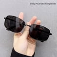 thumbnail image 2 of Smart Photochromic Sunglasses for Men Women Polarized UV400 Protection Square Metal Frame Day Night Dual Use Driving Fishing Eyewear, 2 of 8