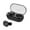 Black, variant on Marquee Tech True Wireless IPX Waterproof Earbuds with Charging Box, Black