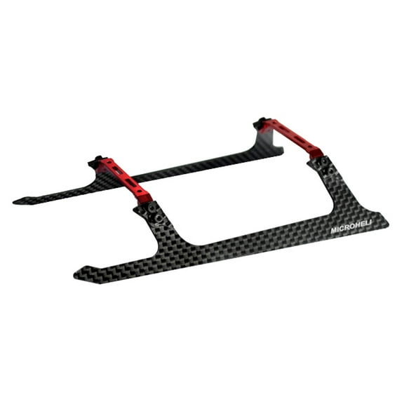 Microheli Low Profile Carbon Fiber Landing Gear "U" Style (RED) - BLADE 230S / V2 / Smart